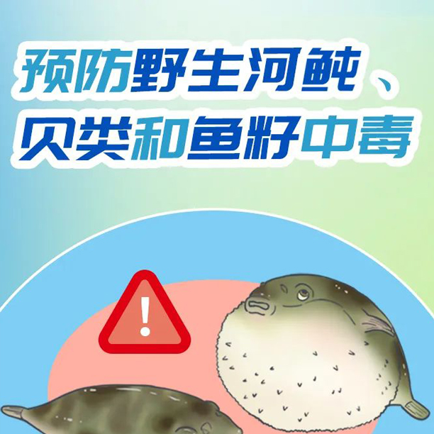 如何预防野生河鲀、贝类和鱼籽中毒？一图读懂！
